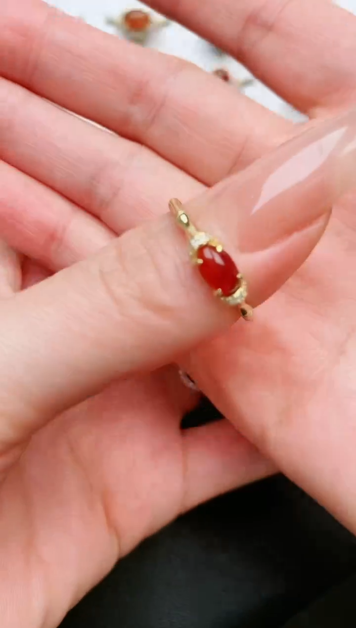 【闪购商品】翡翠戒指银S925镶嵌....