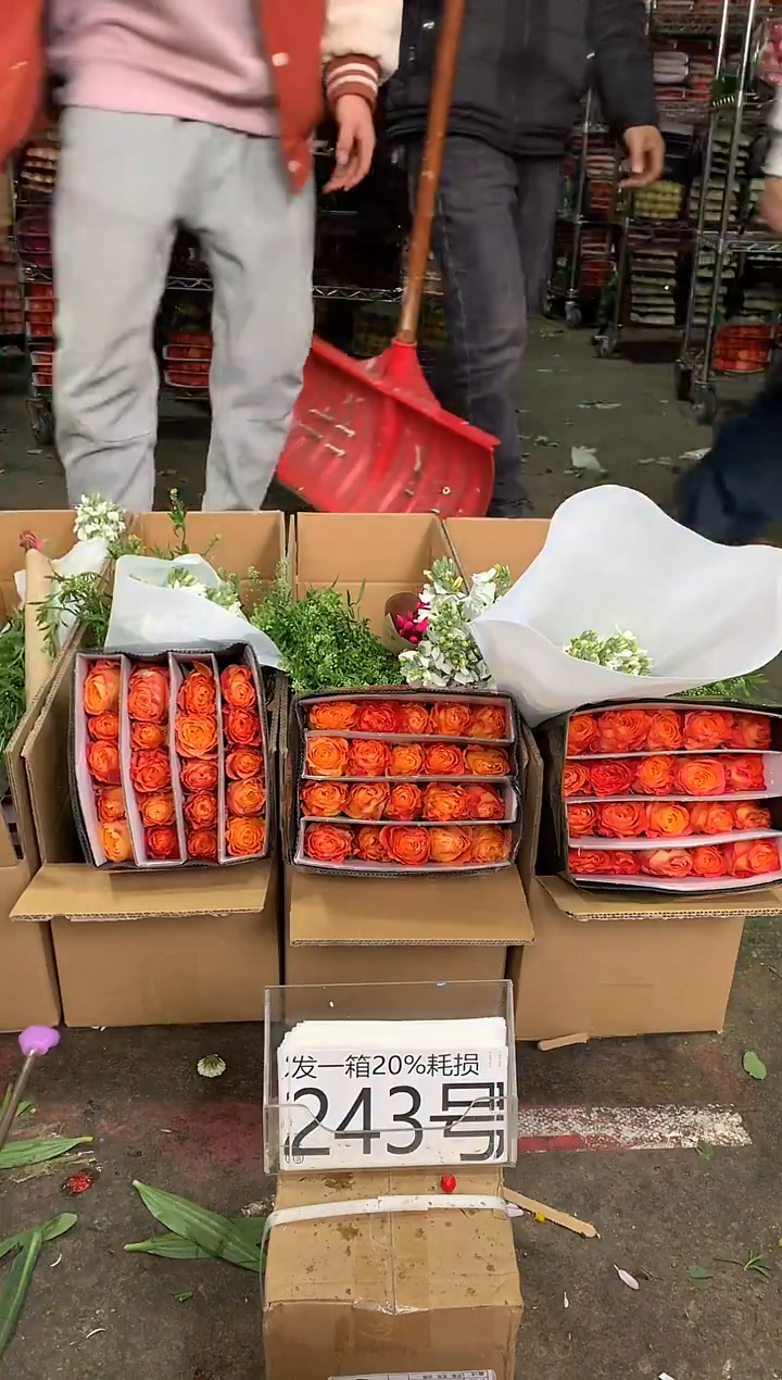 243号♥中通含20%耗损发一箱鲜花