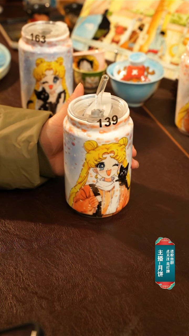 【闪购商品】杯景德镇陶掌柜手工手绘高温釉下彩139