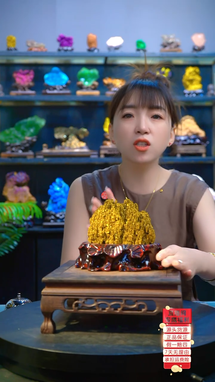 石材精品斑铜矿，石头摆件