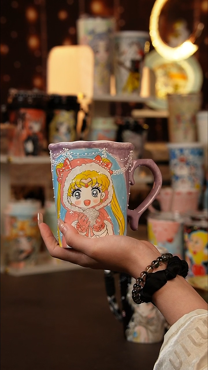 景德镇手工手绘文创陶瓷杯