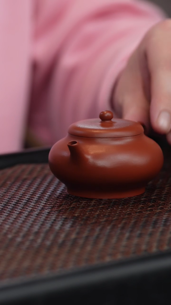 【闪购商品】宜兴紫砂原矿朱泥合欢