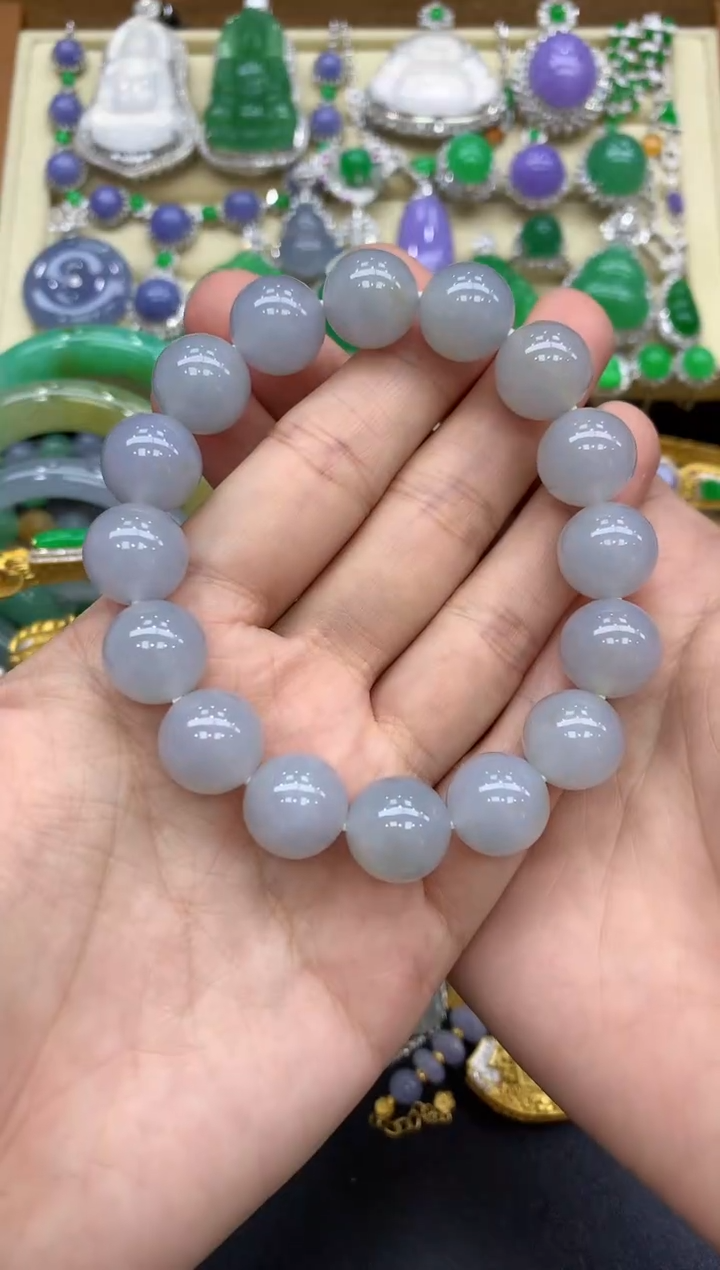 未镶嵌手串翡翠344-中国好珍宝