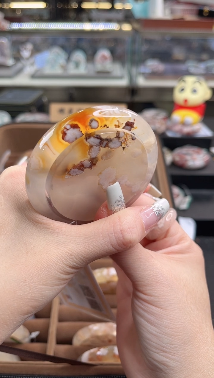 未镶嵌手镯石英质玉尘*丷圈口（赠品镯心）