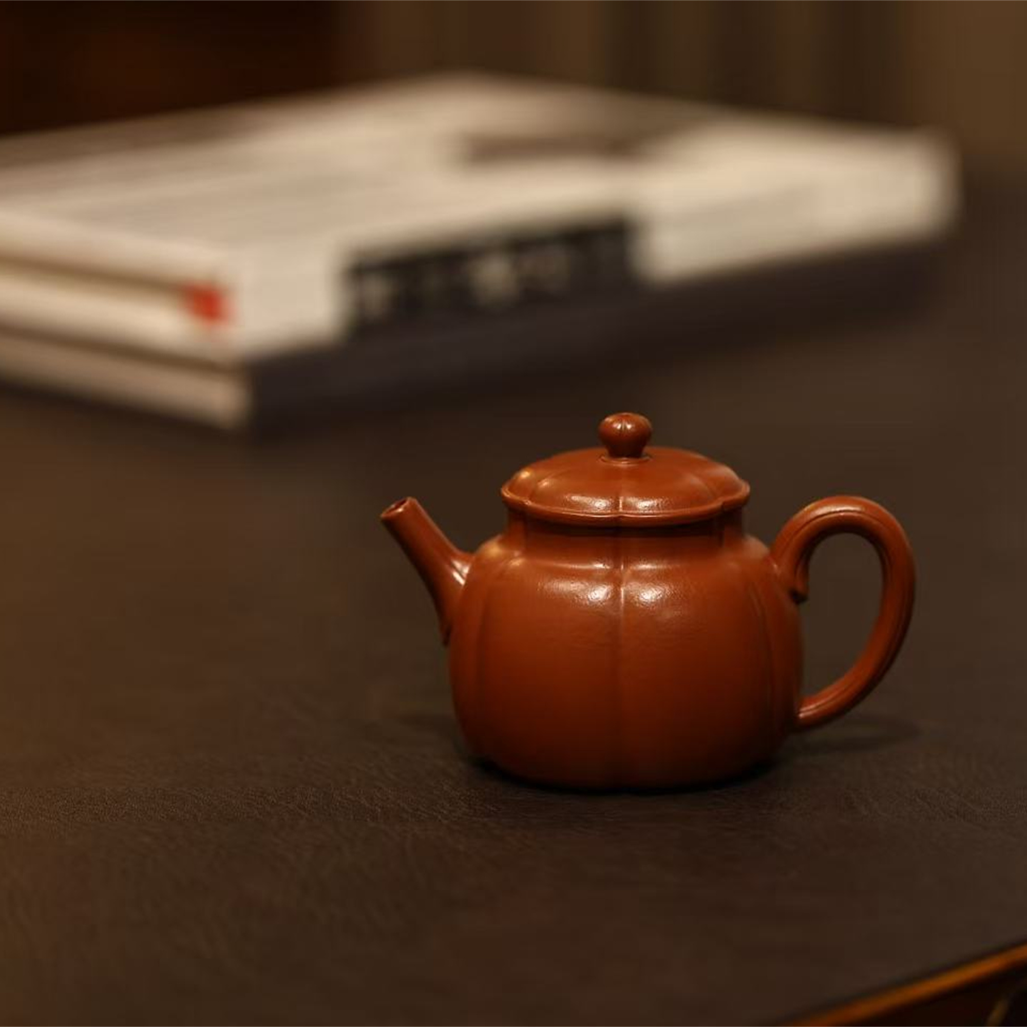 【筋纹言心】壶 芦昕健监制 同款小煤窑朱泥料 细节做的不错 130cc