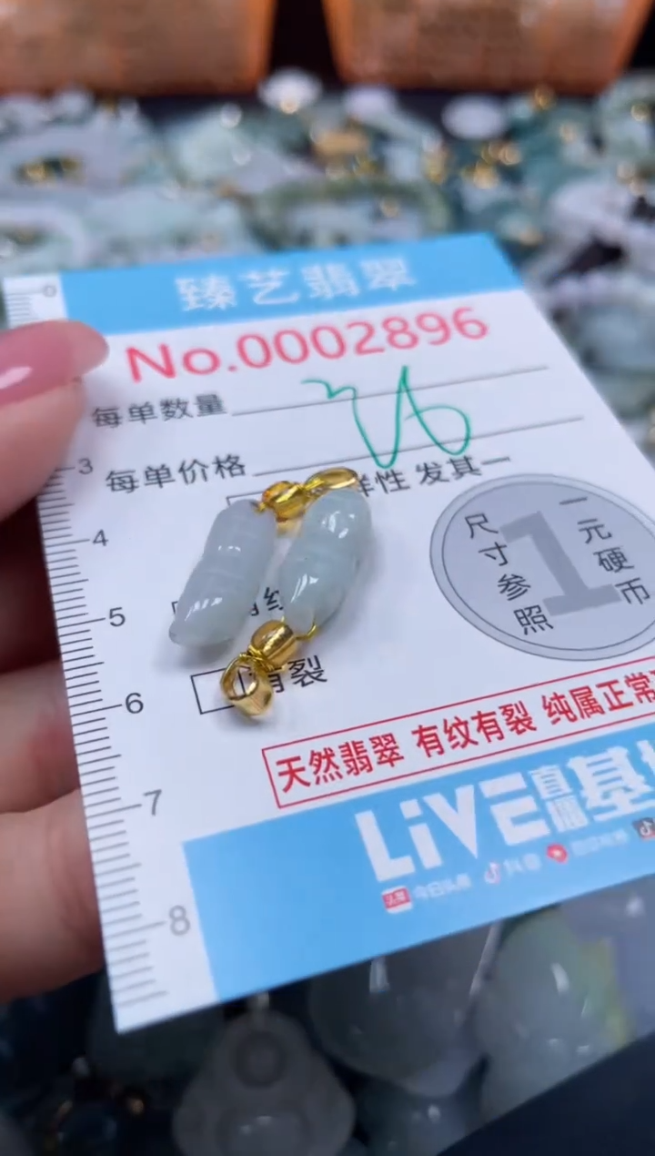 颈饰未镶嵌翡翠2896