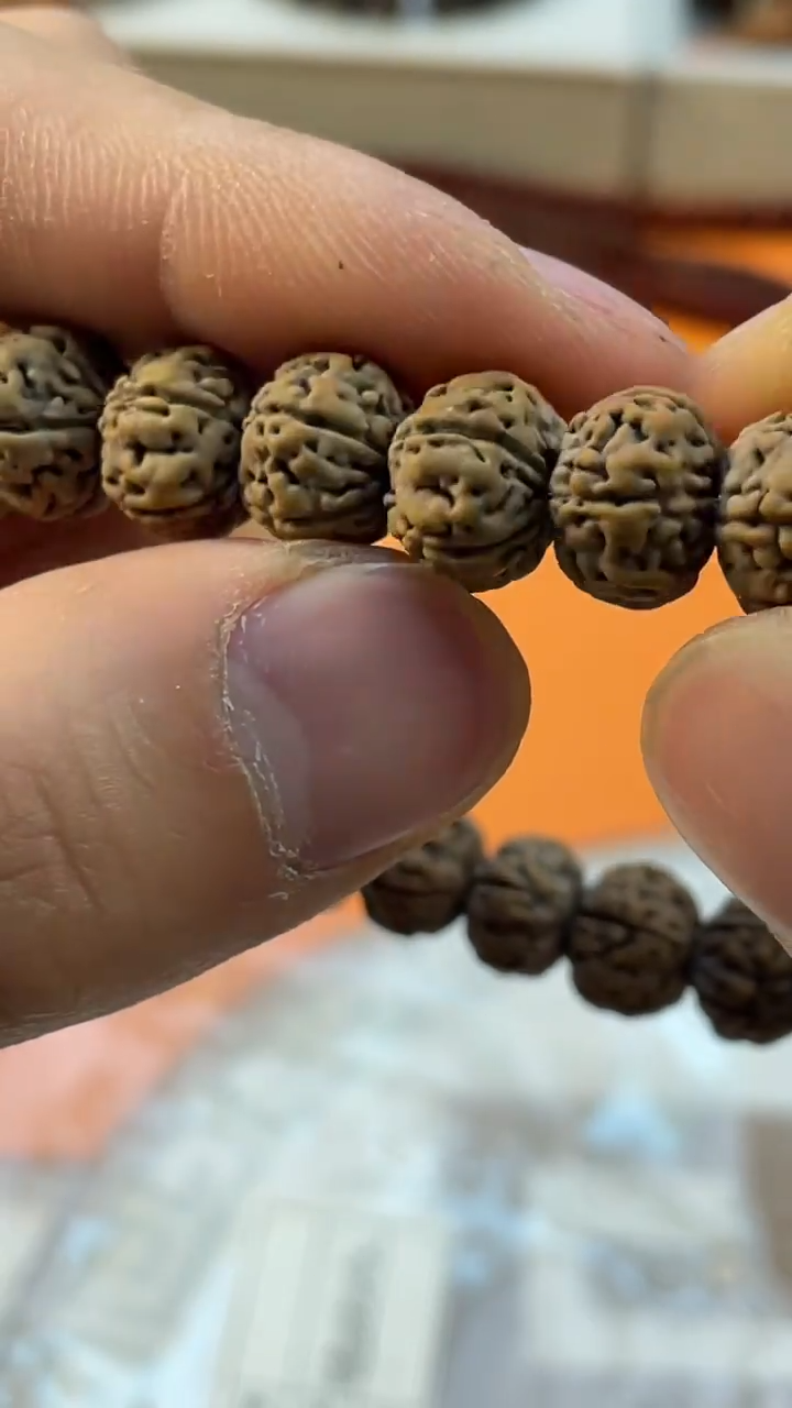 【闪购商品】金刚菩提手串密封定制级灰皮老树王手持尺寸10
