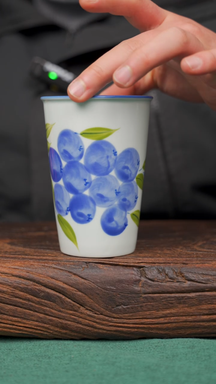 【闪购商品】瓷片105景德镇杯釉下手工手绘瓷器