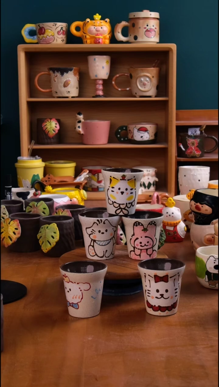 摆件陶景德镇原创手工陶瓷