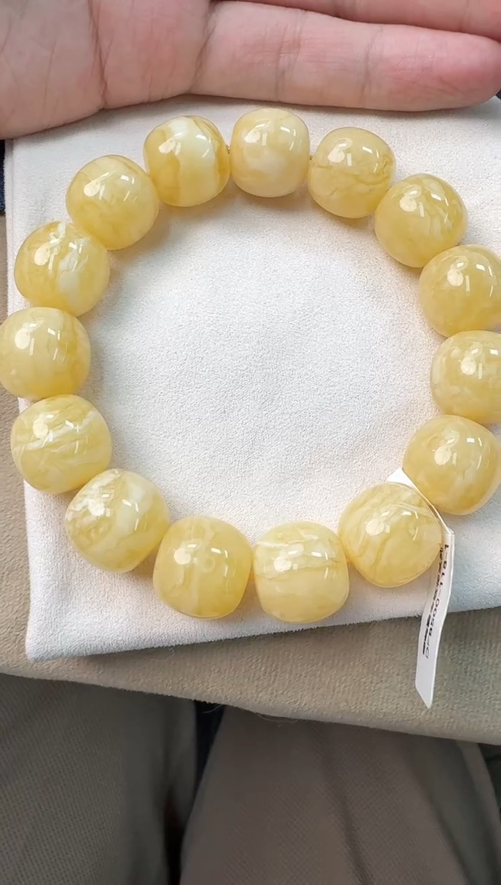 手串蜜蜡未镶嵌Y*蜜蜡手串