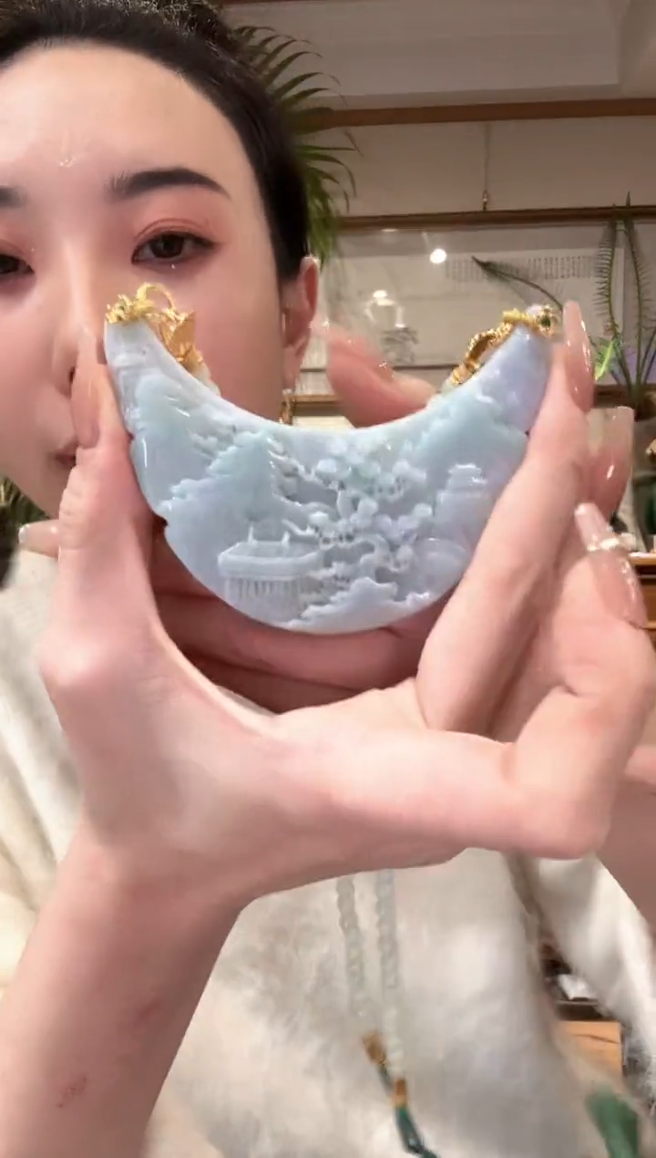 【闪购商品】翡翠颈饰未镶嵌国风