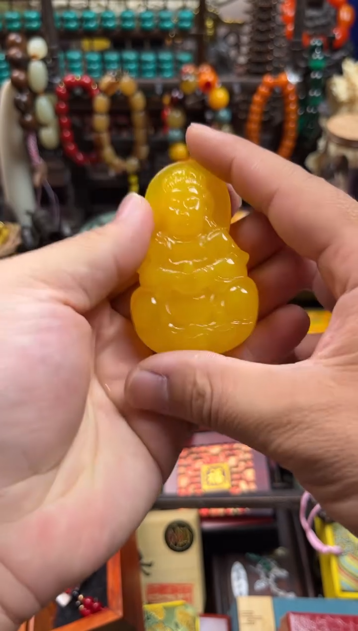 未镶嵌颈饰蜜蜡黄蜜观