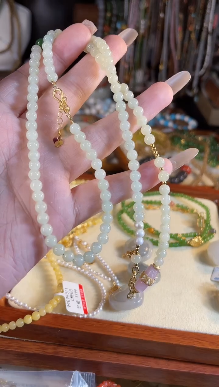 【闪购商品】和田玉项链银S925镶嵌多样性发货其一