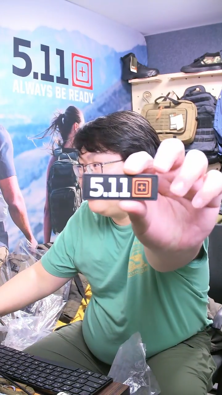 92488长条logo511士气章魔术贴