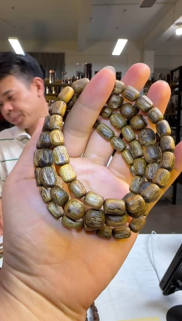 沉香手串99沉海南奇楠沉香红金貎树心油单圈多样性发1