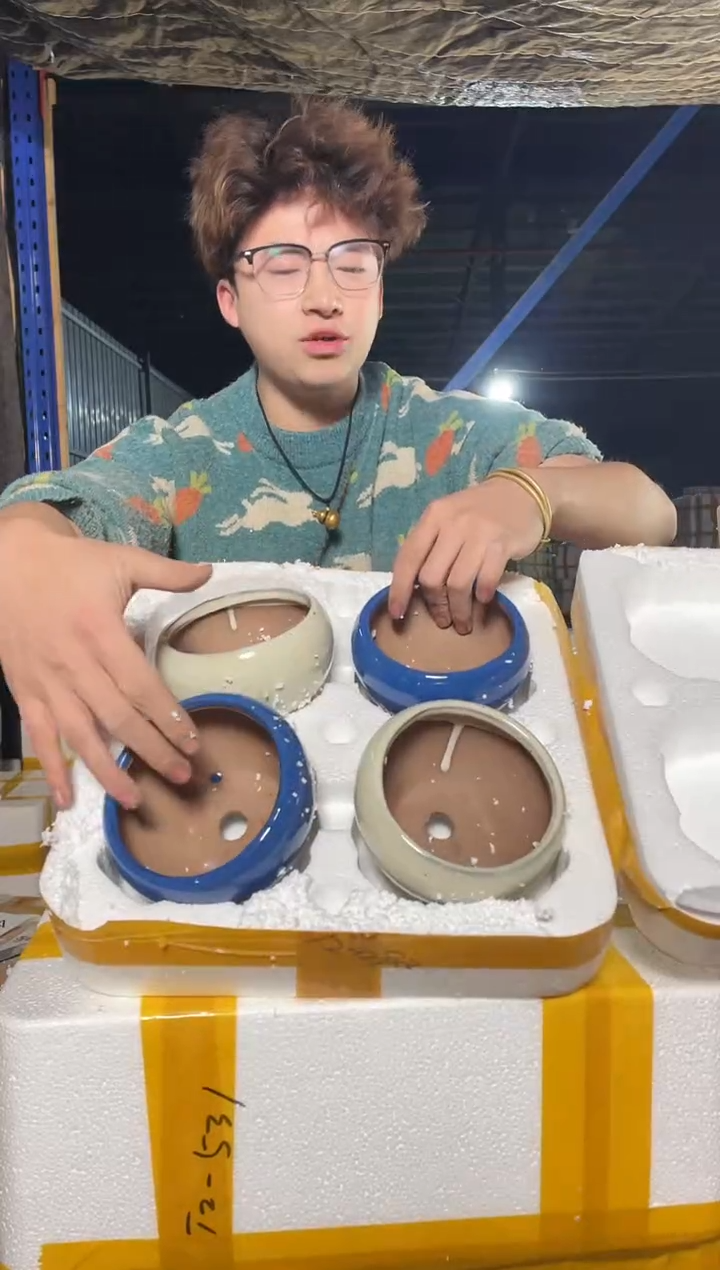 紫砂花盆宜兴紫砂粗陶花盆