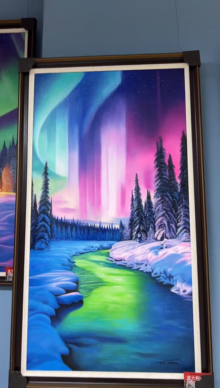 【闪购商品】绘画陶宗健-油画-80*150-风景