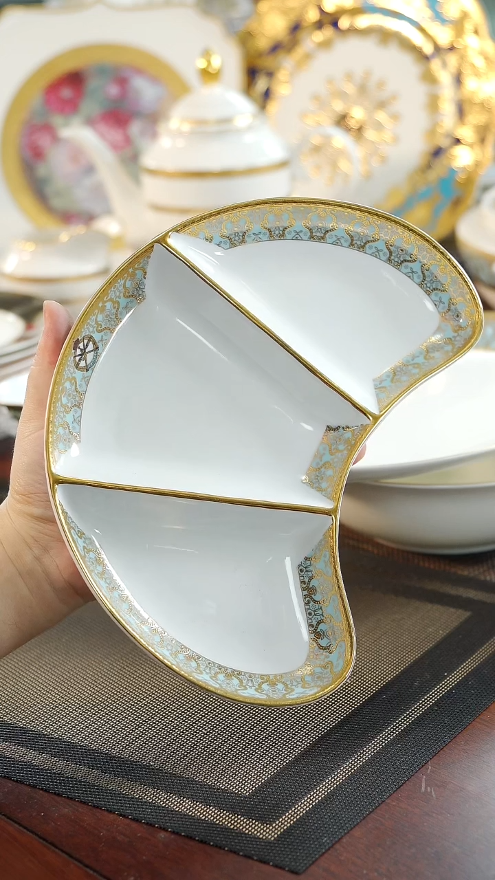 【闪购商品】瓷片干果盘 福利价福利价