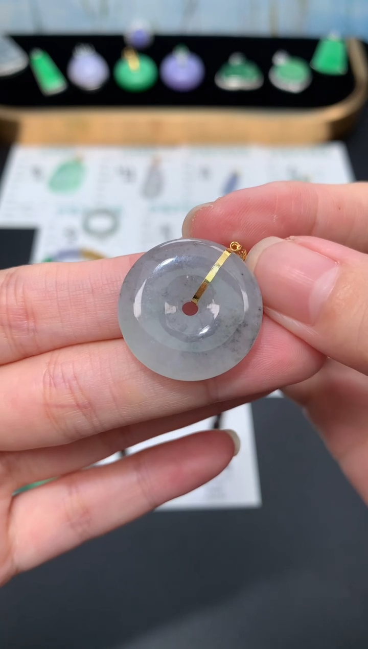 18K金镶嵌定制翡翠48小时鉴赏期 退货不扣服务费