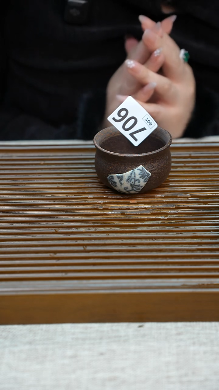 纯手工粗陶茶具每一只不一样