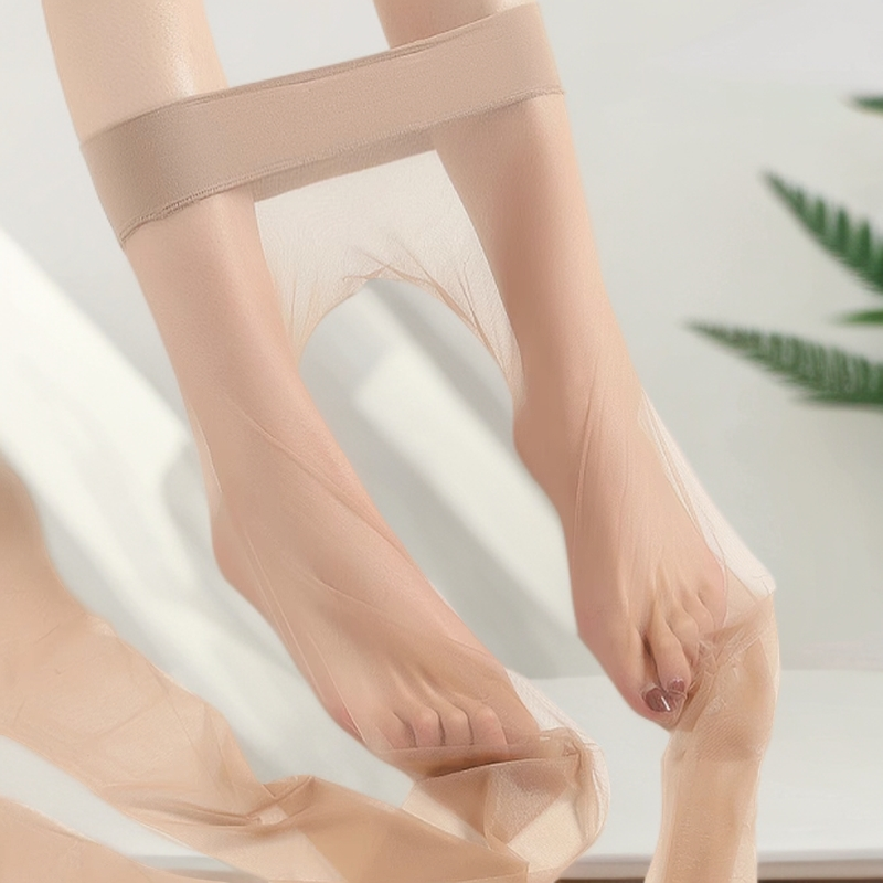 【无缝档袜】无缝档丝袜腰带脚型0.1超薄透明脚尖连裤丝袜夏季