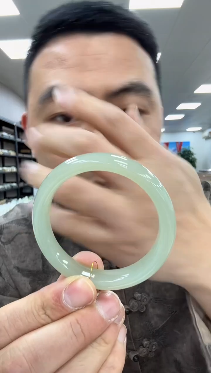 【闪购商品】和田玉手镯未镶嵌52-53  202