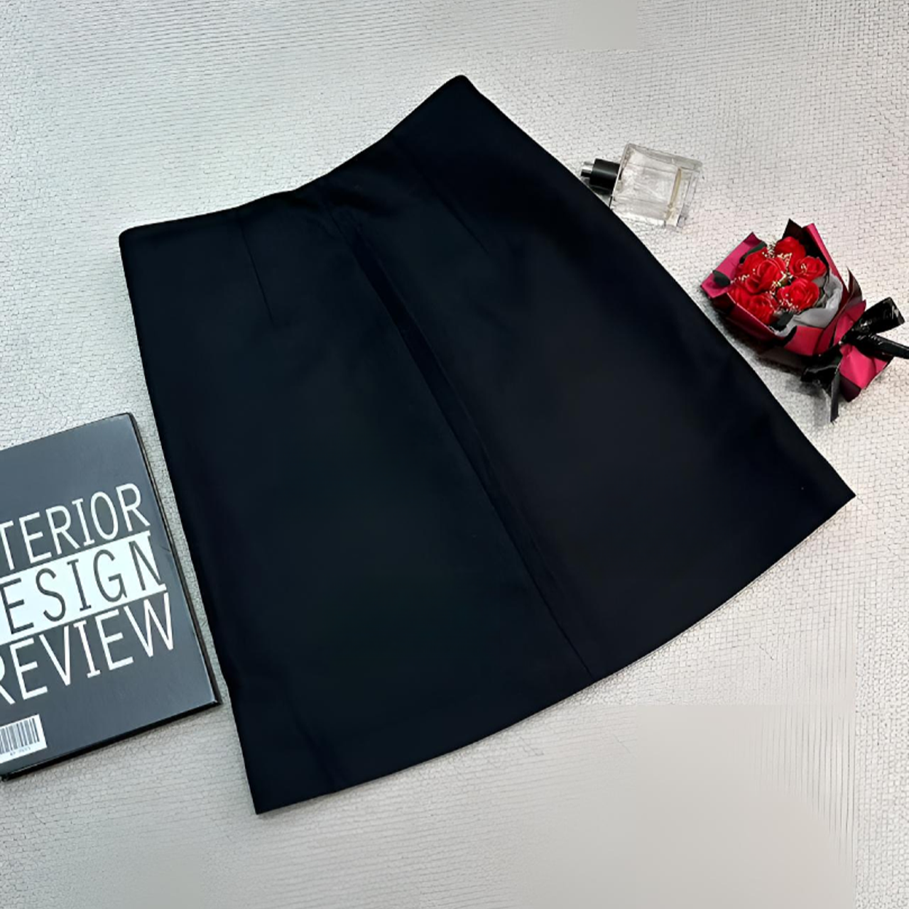 时尚百搭短裙女高腰气质休闲显瘦0114