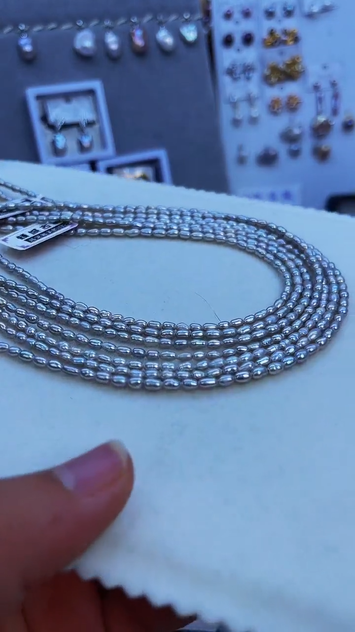 【闪购商品】银S925镶嵌淡水珍珠项链160多样性发货 发其一