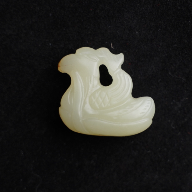 天然和田玉玉鸳鸯