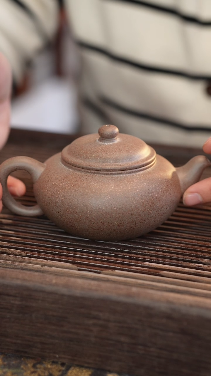 茶壶紫砂原矿手工制作【宽口】240cc