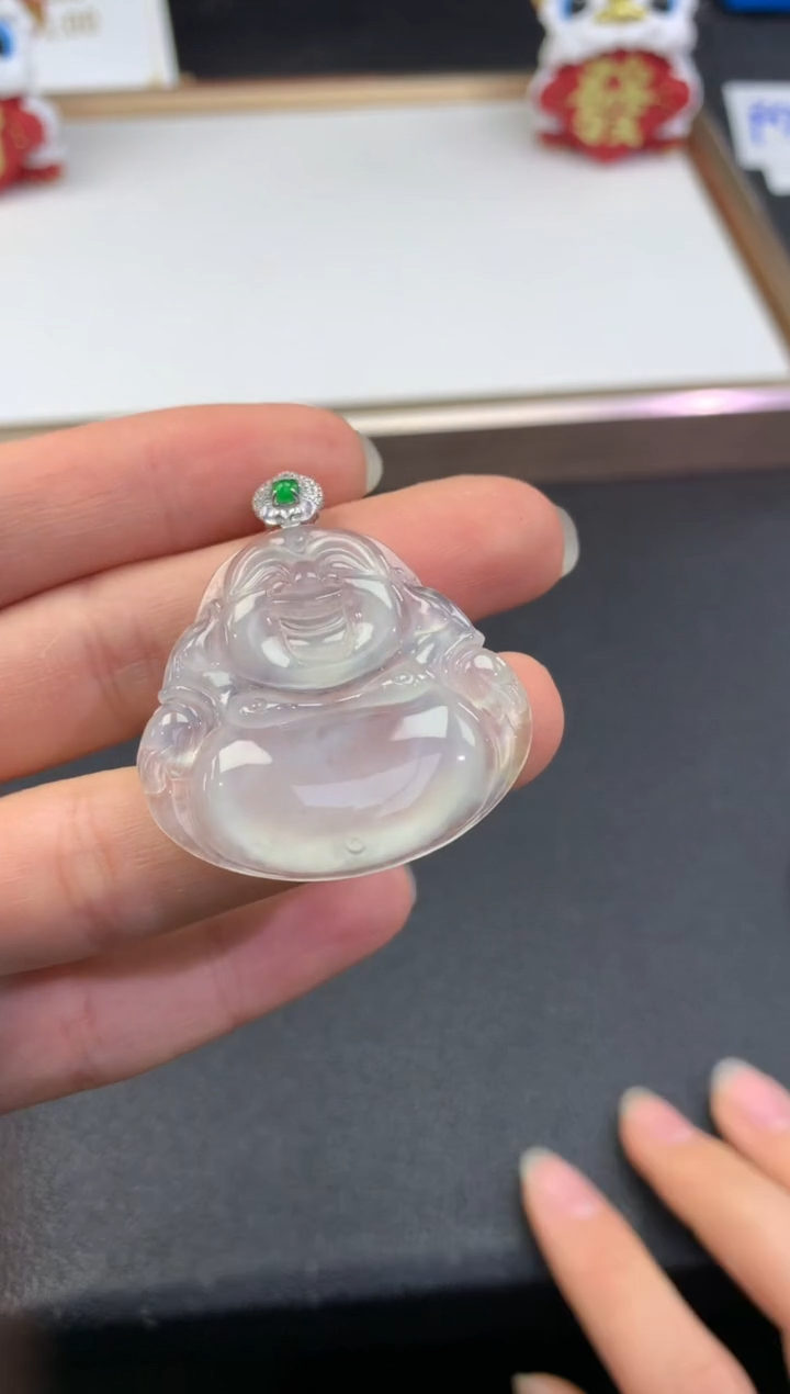 【闪购商品】翡翠颈饰18K金镶嵌              