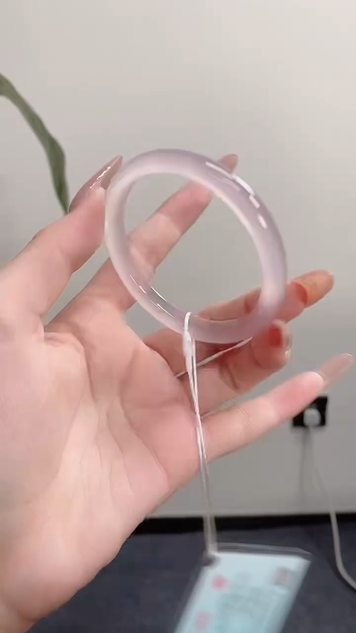 手镯玛瑙/玉髓未镶嵌54紫霞