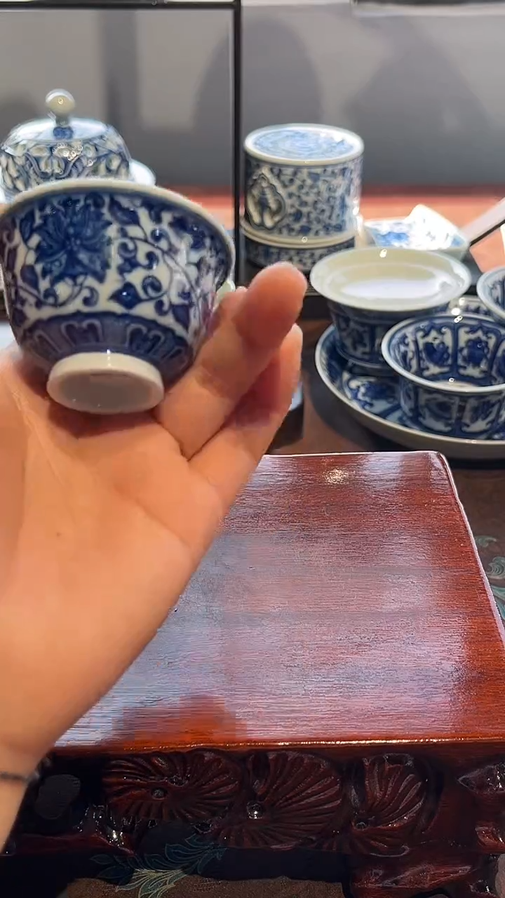 镹曰茶闲手工手绘柴窑茶具