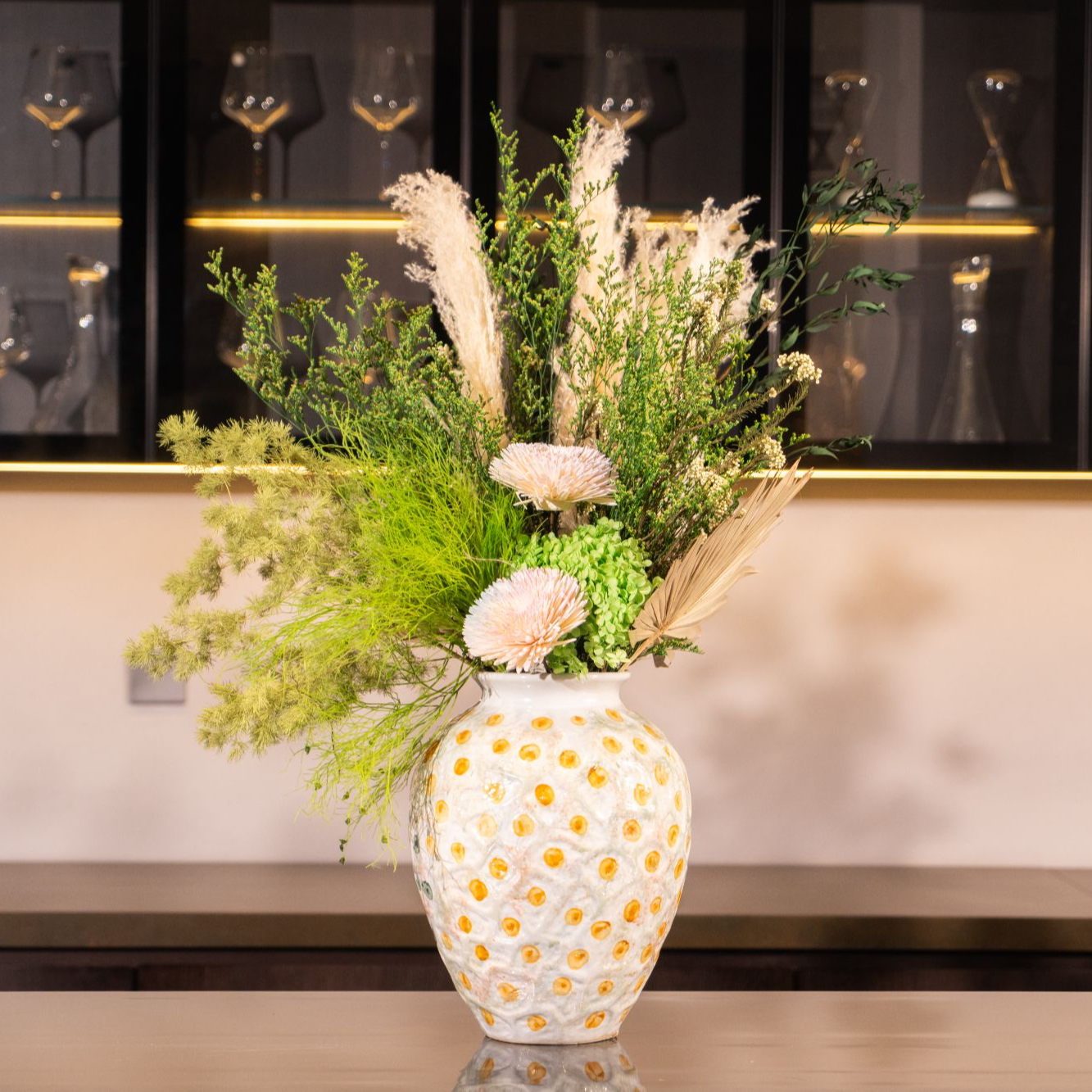 山野春意迷雾山野手工花