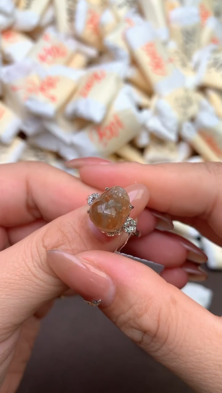 【闪购商品】翡翠戒指银S925镶嵌一