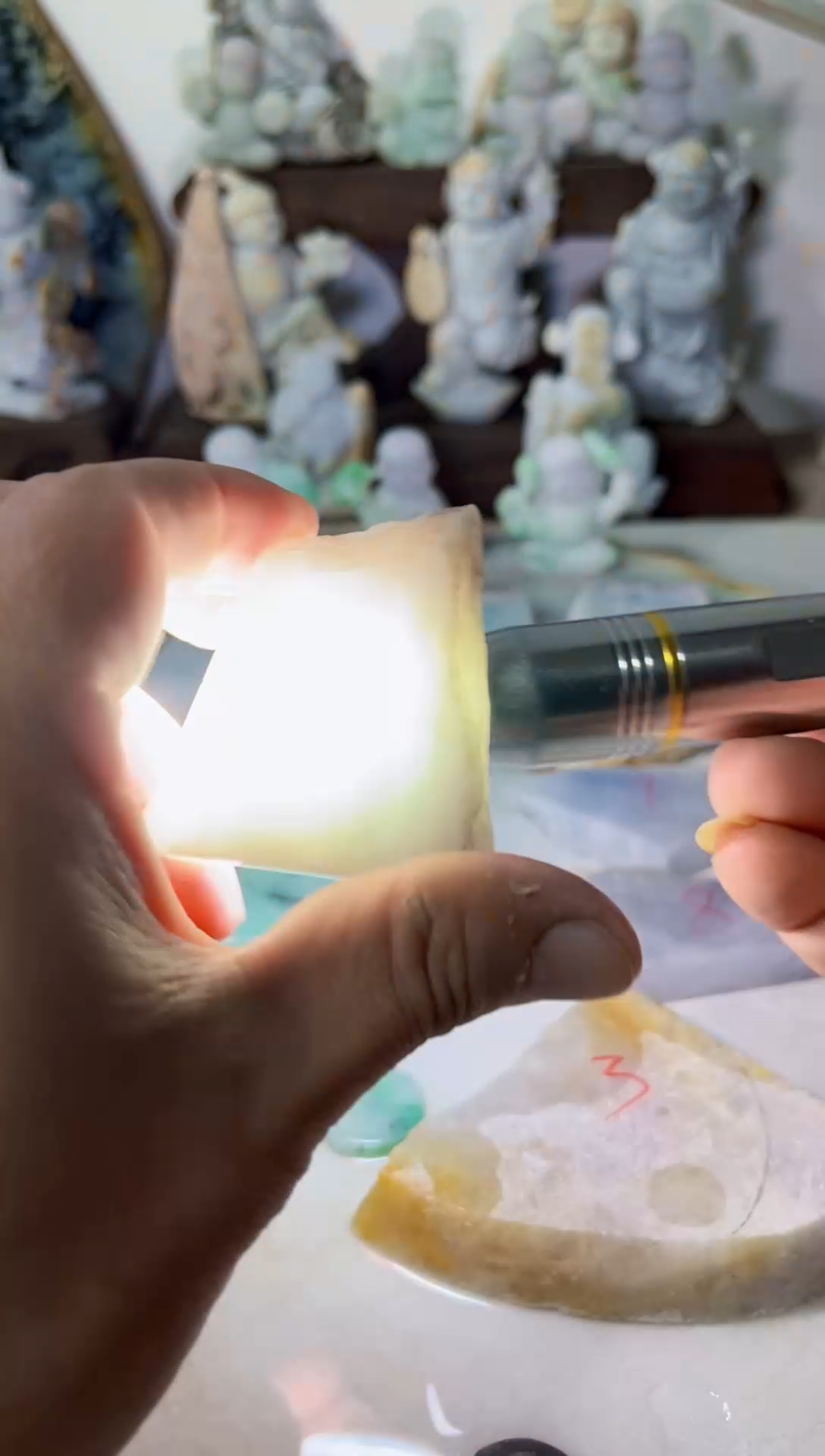 【闪购商品】翡翠吊坠(不含链)未镶嵌A1018