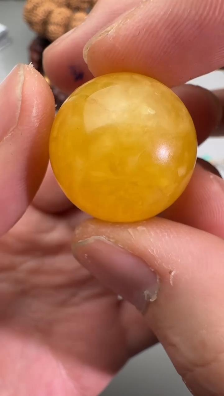 【闪购商品】蜜蜡珠宝奇石未镶嵌蜜蜡单珠