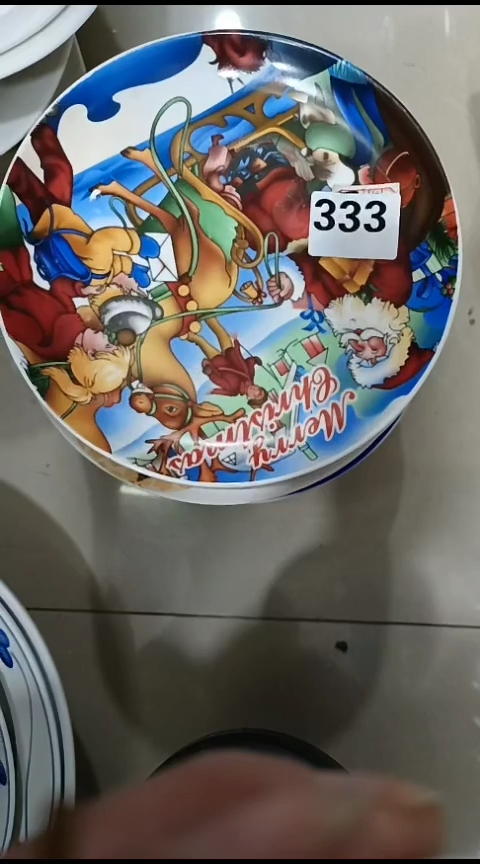 瓷小*333圣诞盘20个