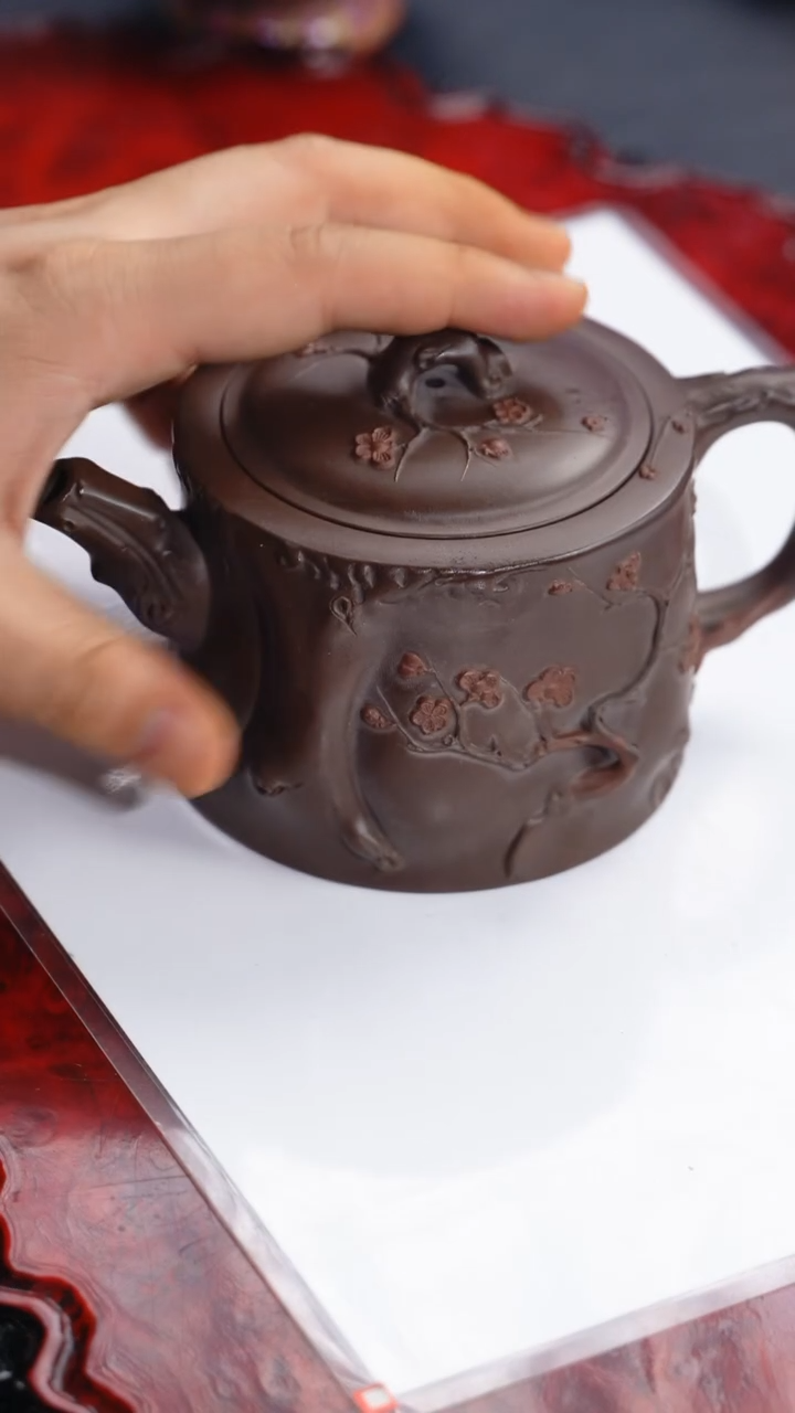 茶壶紫砂44 合梅,CYP,紫泥