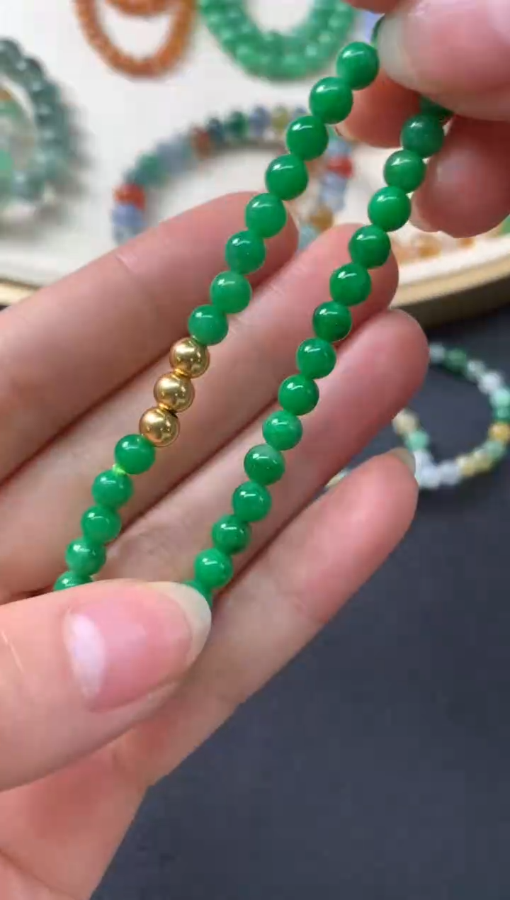 【闪购商品】翡翠手串未镶嵌Z270|13800