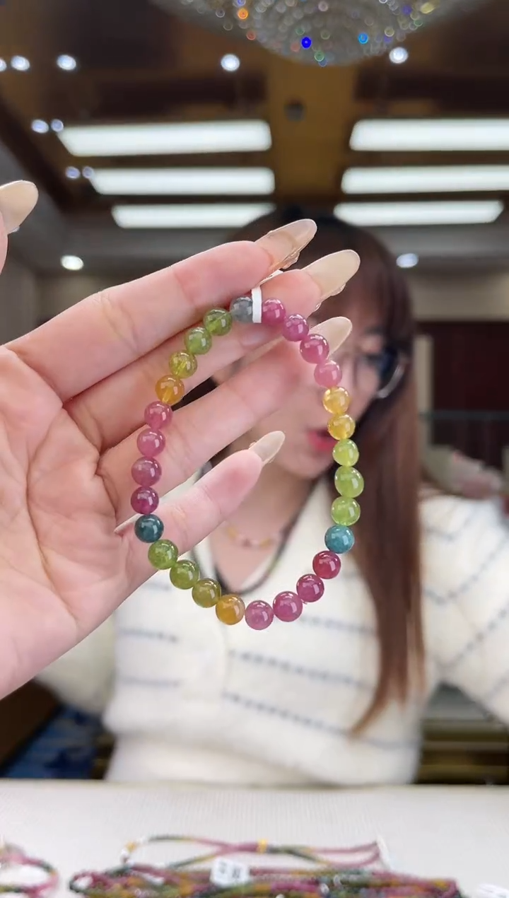 【闪购商品】碧玺/未镶嵌6mm+碧玺单圈多样性发货43