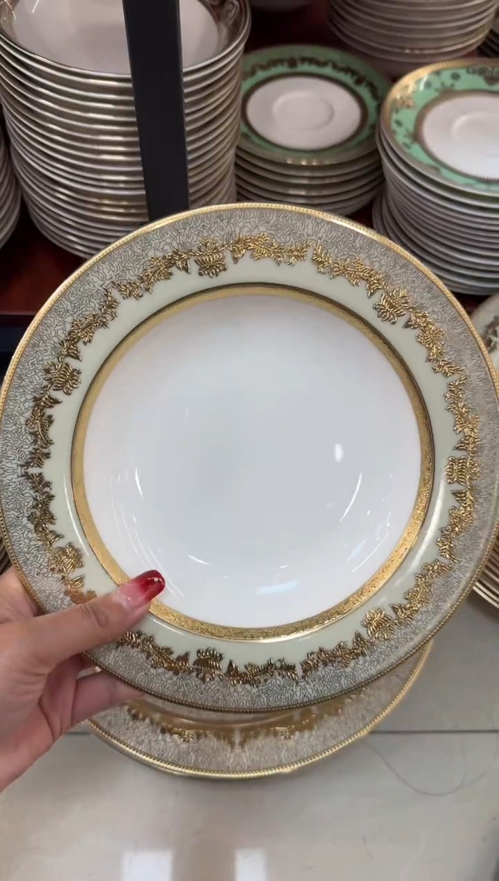 【闪购商品】瓷片8.5寸草帽盘1个  福利价