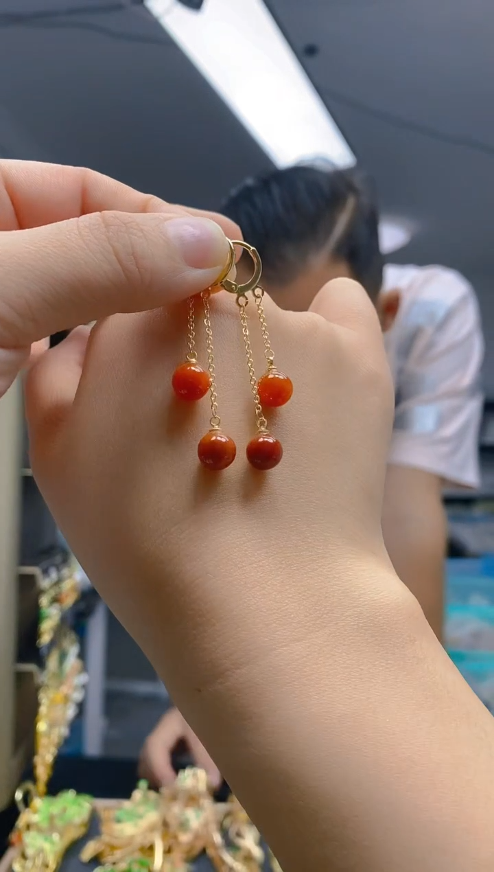 【闪购商品】翡翠耳饰合金0117翡翠耳包