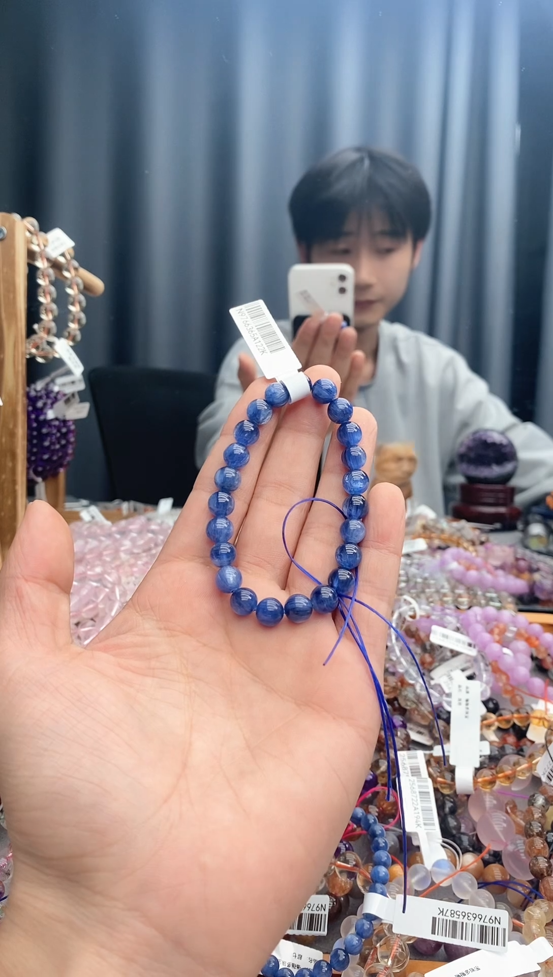 【闪购商品】水晶手链未镶嵌蓝晶石