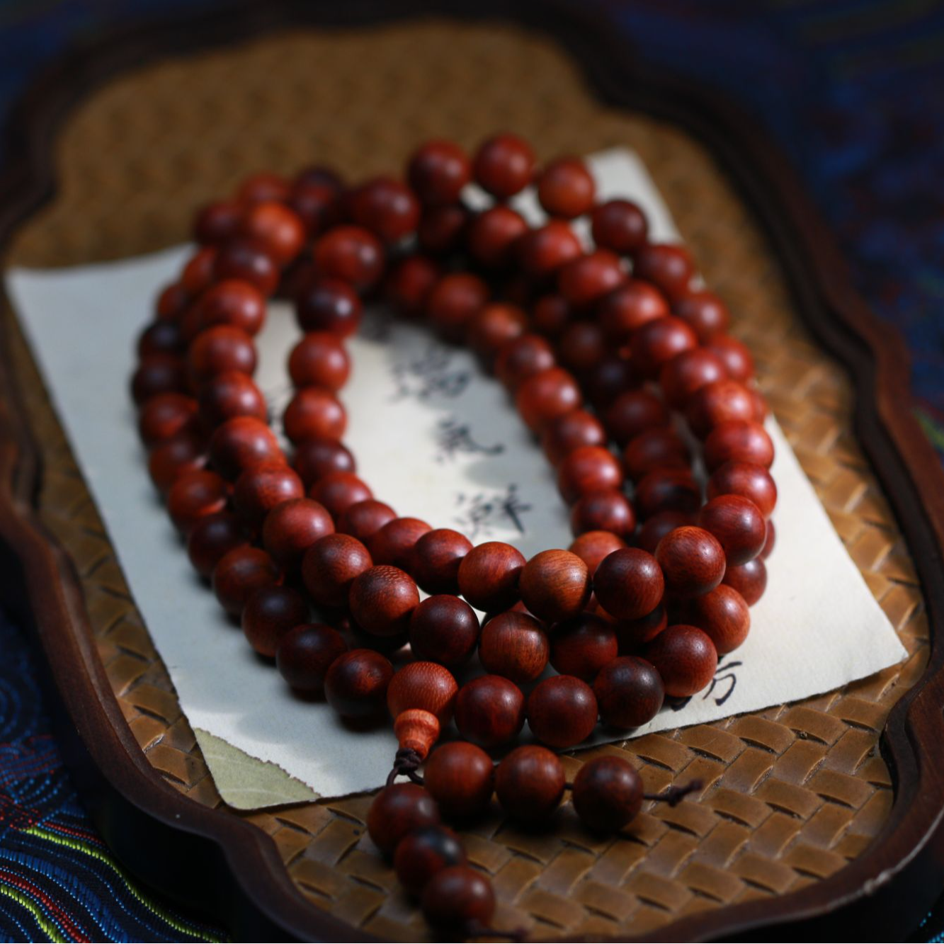 【曹总文玩】沉香木串（多样性发其一)CX559