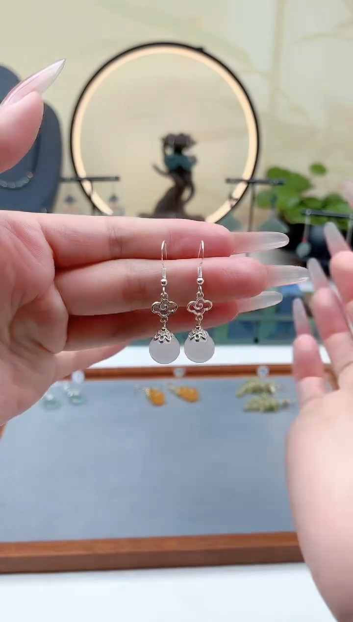 未镶嵌耳饰玛瑙/玉髓630