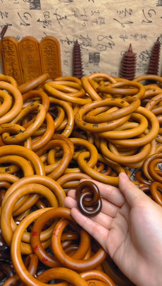 【闪购商品】枣木木艺雷击枣木乾坤圈内径1.5一物一拍