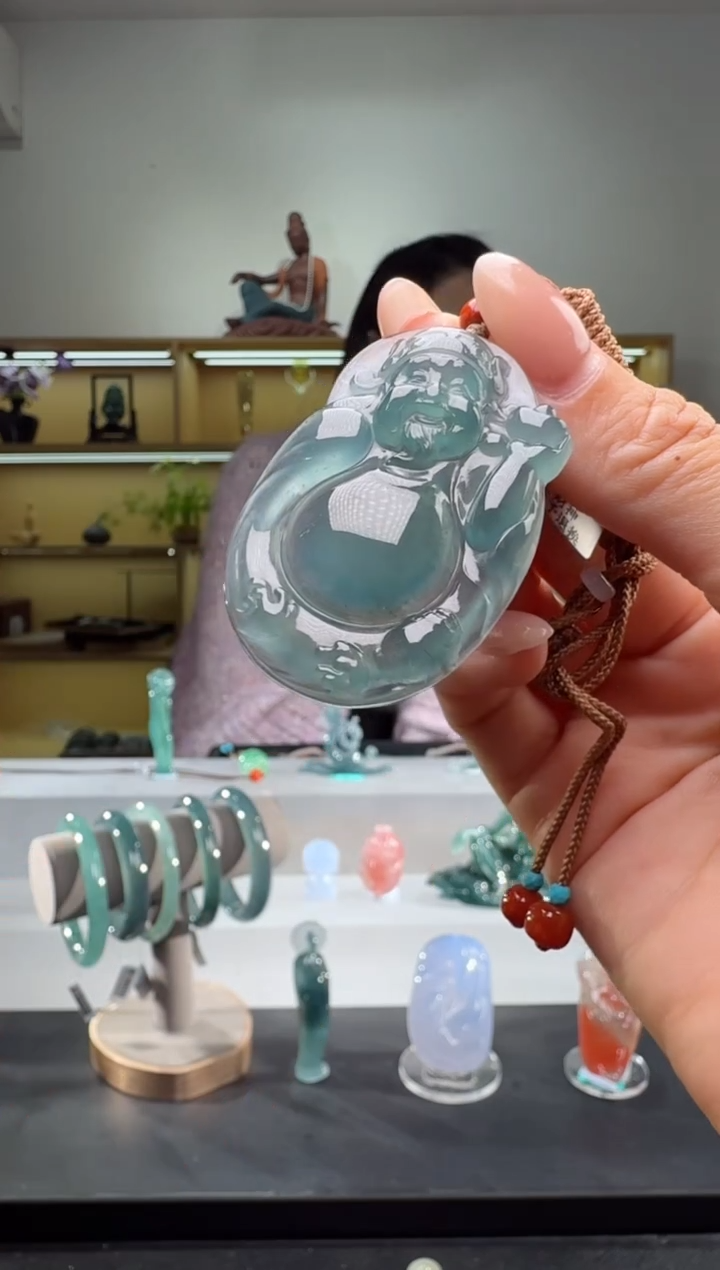 吊坠(不含链)未镶嵌翡翠财神