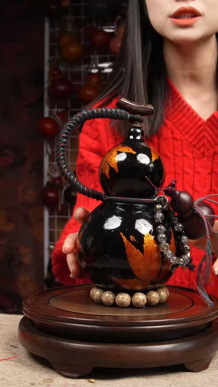 【闪购商品】477号大漆葫芦挂件摆件