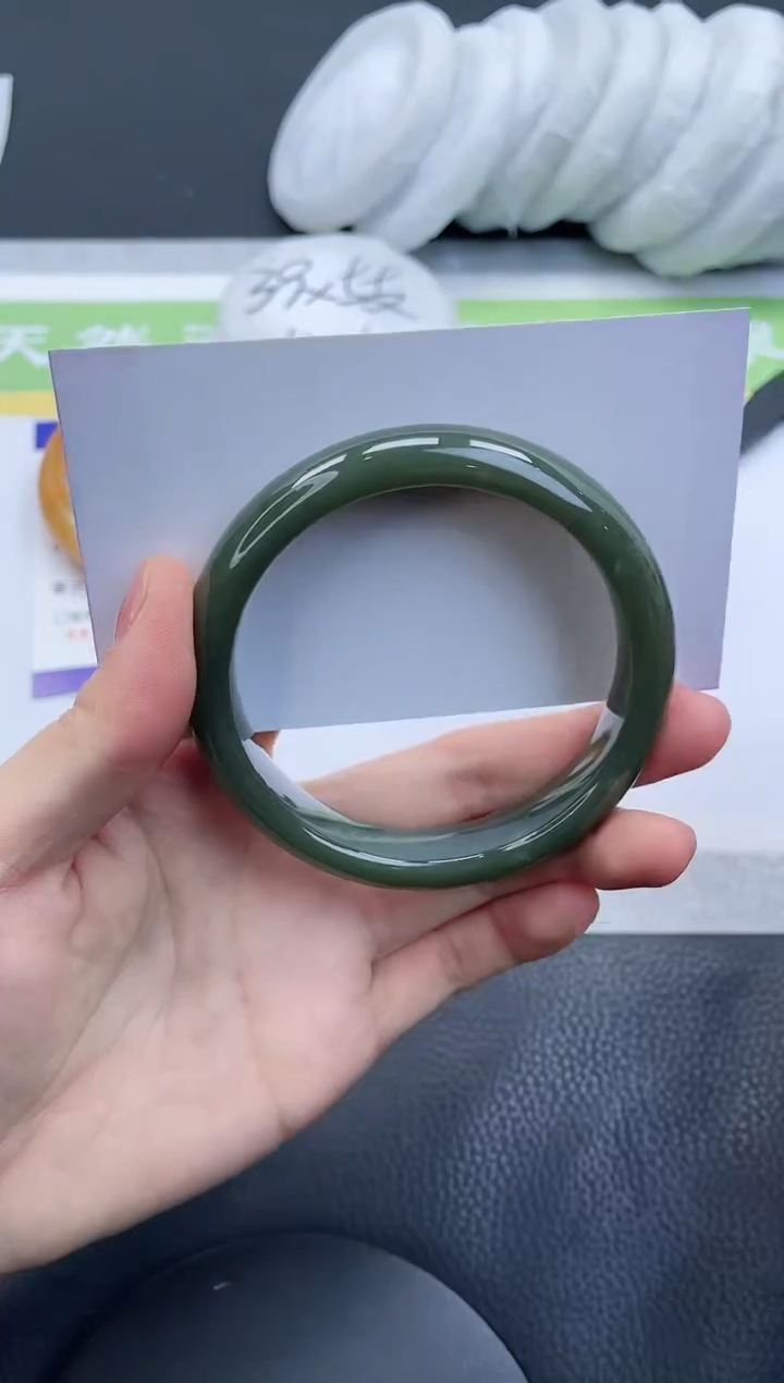 【闪购商品】和田玉手镯未镶嵌A218-58+